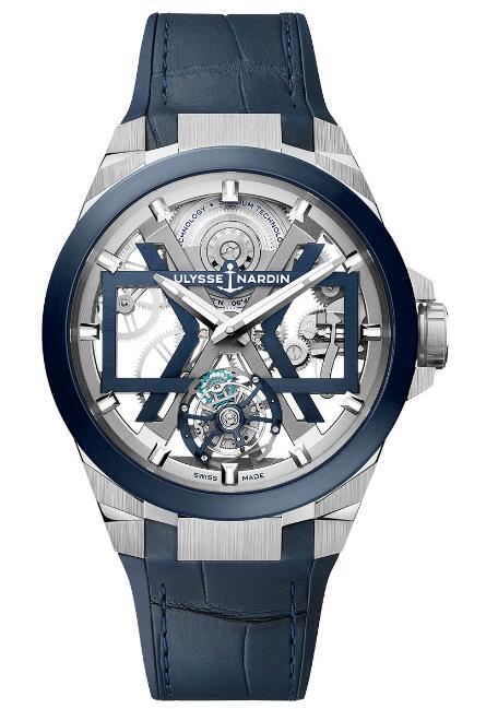 Review Best Ulysse Nardin Blast Blue T-1723-400/03 watches sale